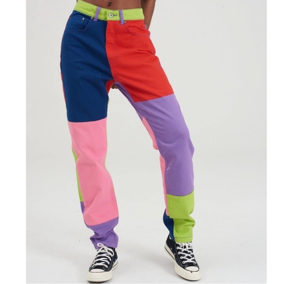 The Ragged Priest Denim - Ragged Priest Colorblock pants
